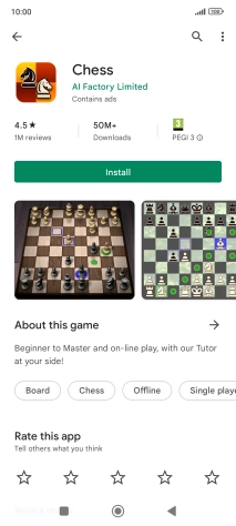 Press the Home key to return to the home screen.